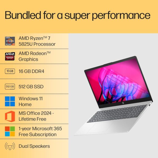 HP Laptop 39.6 cm (15.6) 15-fc0476AU - Image 6