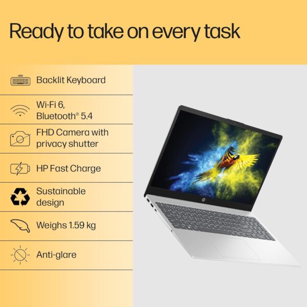 HP Laptop 39.6 cm (15.6) 15-fc0476AU - Image 5