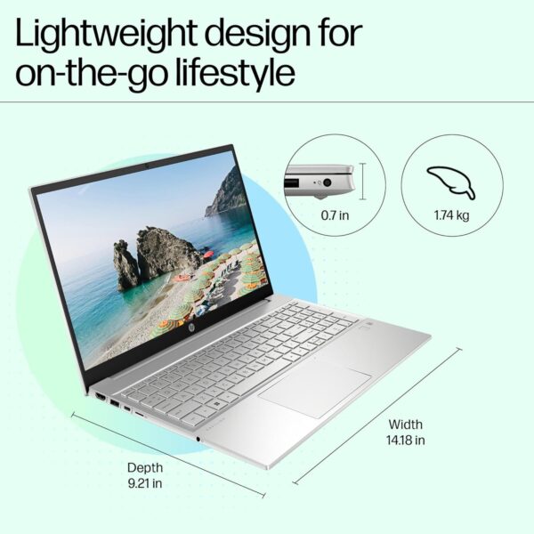 HP Pavilion 39.6 cm (15.6) Laptop 15-eg3027TU - Image 5
