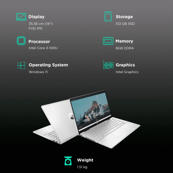 HP Pavilion X 360 Laptop 14-EK2033TU - Image 2